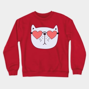 Zombie cat Crewneck Sweatshirt